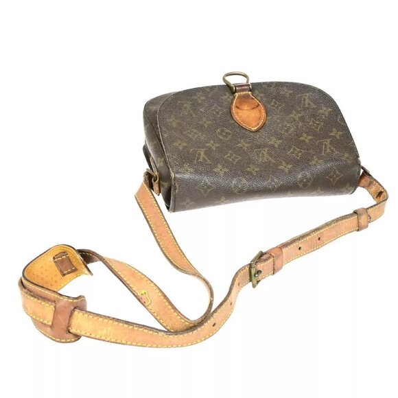 LOUIS VUITTON Saint Cloud GM Shoulder Bag Monogram Leather Brown - Picture 5 of 16